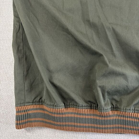 Springfield Classic Letterman Jacket Khaki Olive Military Bomber 2XL Fall Coat - Picture 8 of 8